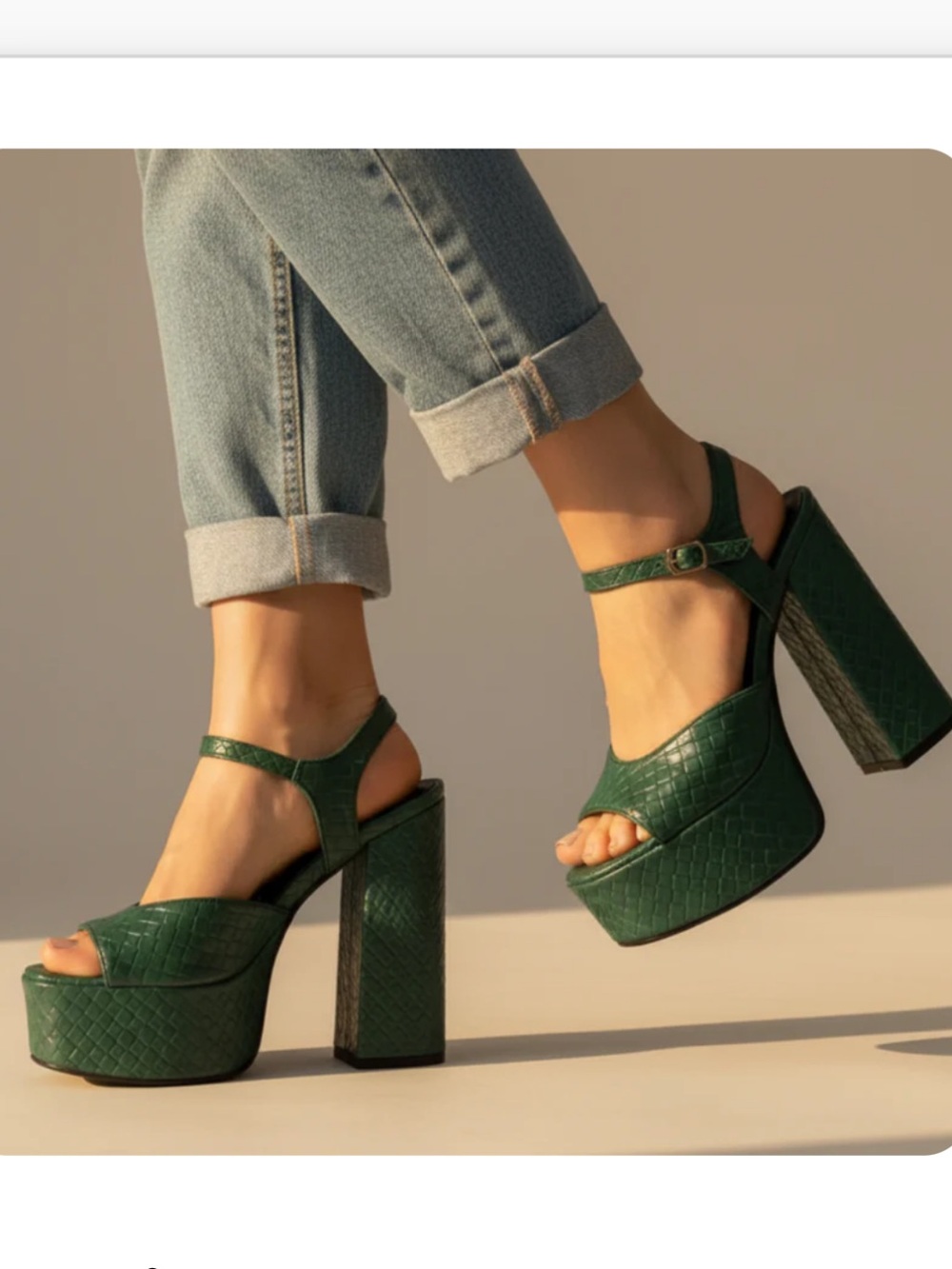 Brand new platform heels